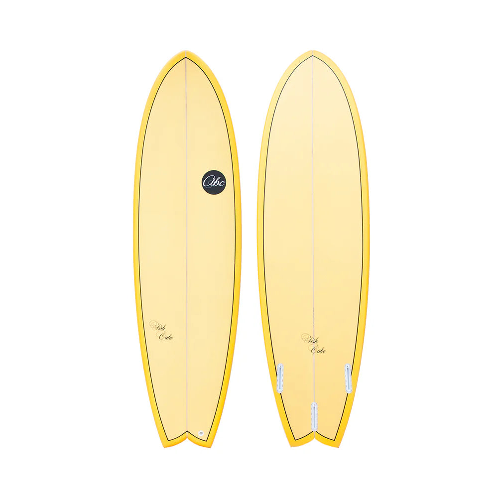 ABC Fishcake Surfboard Futures - Yellow
