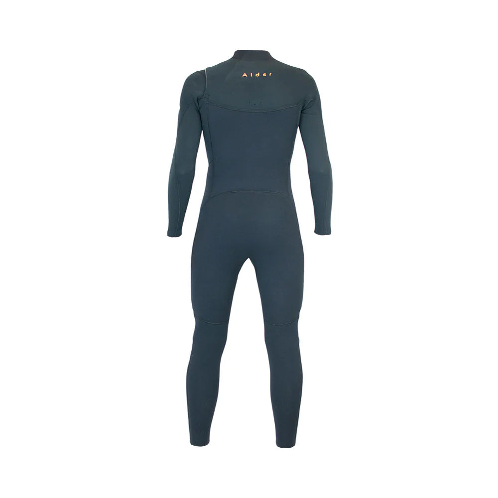 Alder Junior Comp CX 5/4 Chest Zip Wetsuit - Black