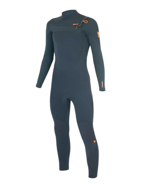Alder Junior Comp CX 5/4 Chest Zip Wetsuit - Black