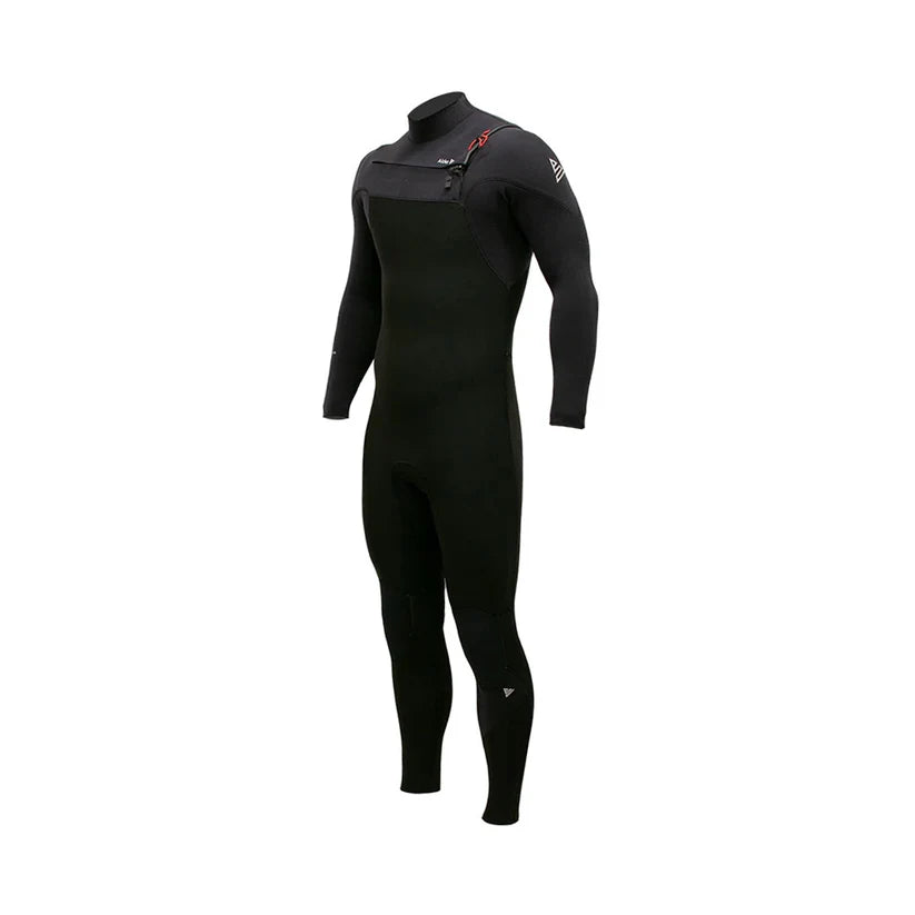 Alder Mens EVO Fire MX 5/4 Chest Zip Wetsuit - Black