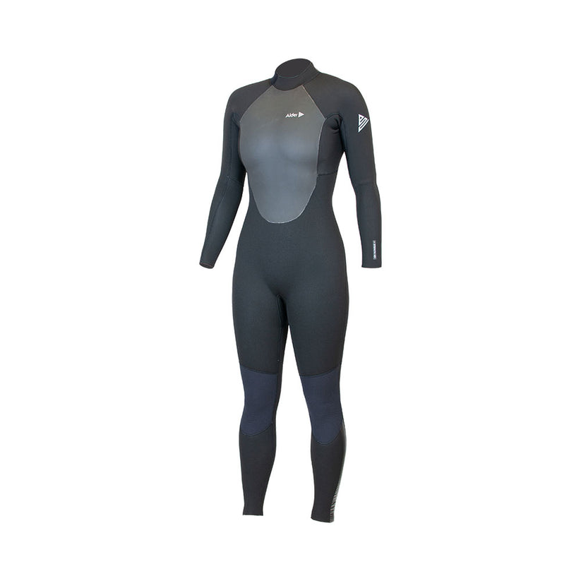 Alder Womens Stealth 5/4/3 Wetsuit - New Black