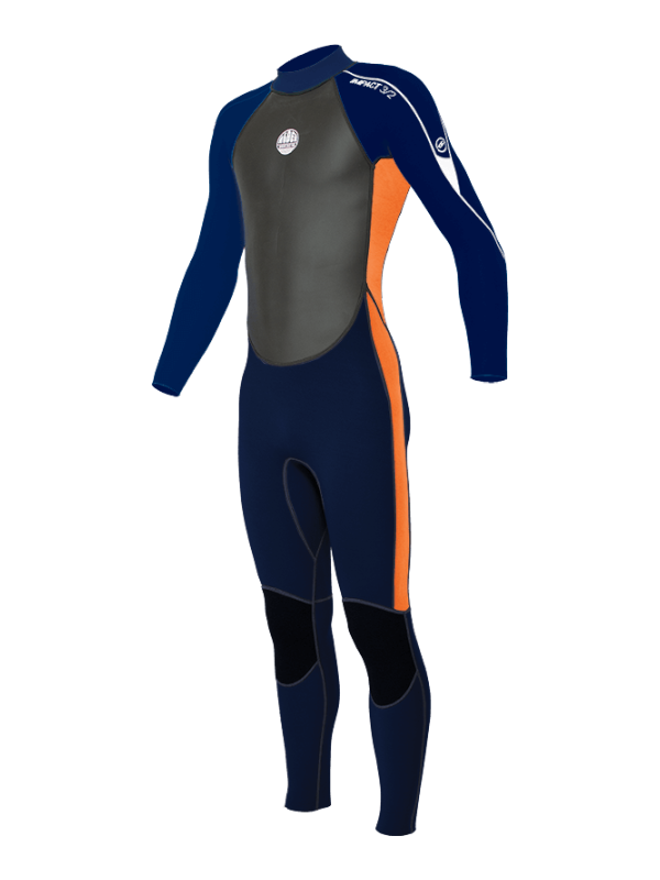 Alder Junior Impact 3/2 Wetsuit - Orange