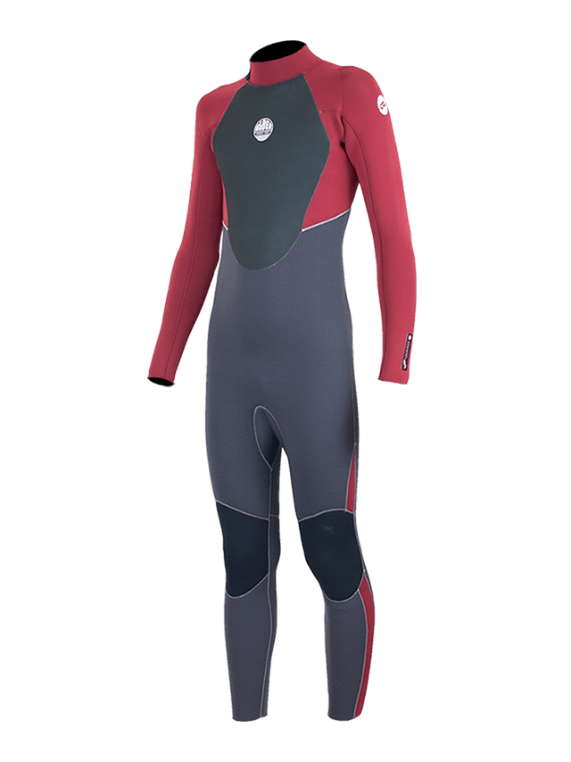 Alder Junior Stealth 5/4/3 Wetsuit - Red