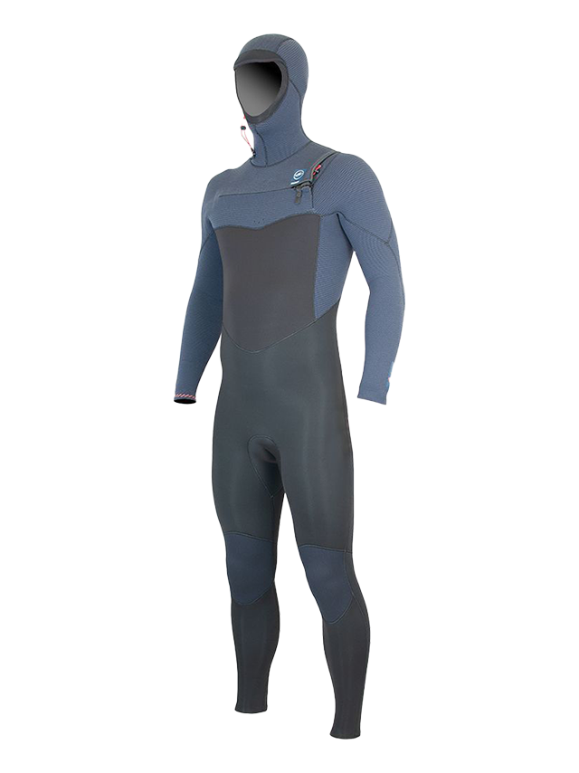 Alder Junior Torch Hooded 5/4 Wetsuit - Blue