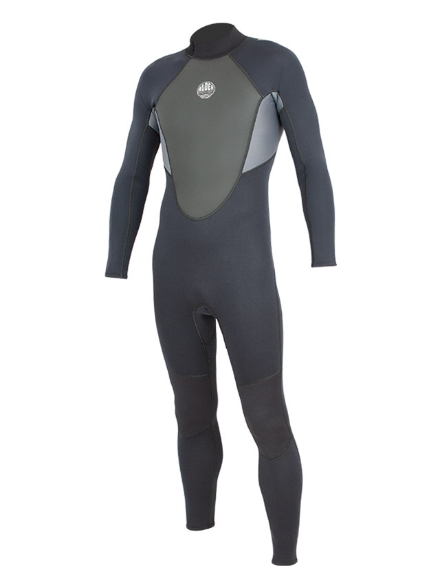 Alder Mens Impact 3/2 Wetsuit - Black