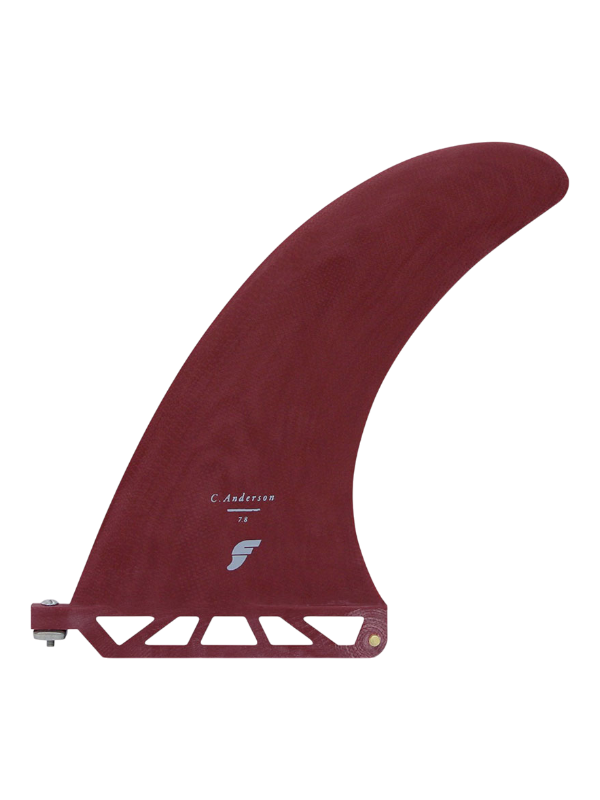 Futures Fins Ando 7.8 inch Single Fin - Burgandy