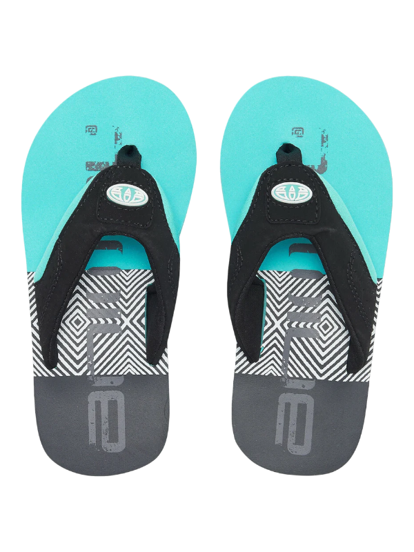 Animal Jekyl Logo Boys Flip Flop - Pacific