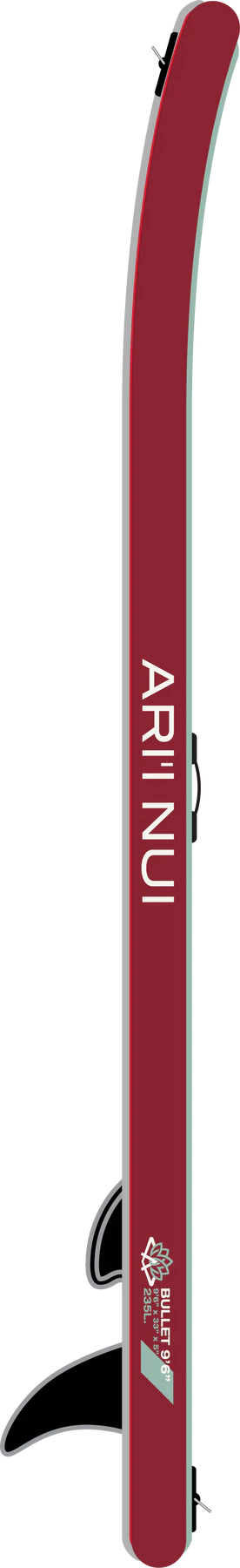 Ari'i Nui H Lite Bullet 9'6" Inflatable Stand Up Paddle Board - Moss/Red - Save £150-Paddle Boarding-troggs.com