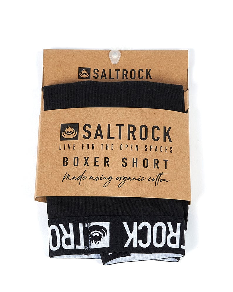 Saltrock Branded Boxer Shorts - Black