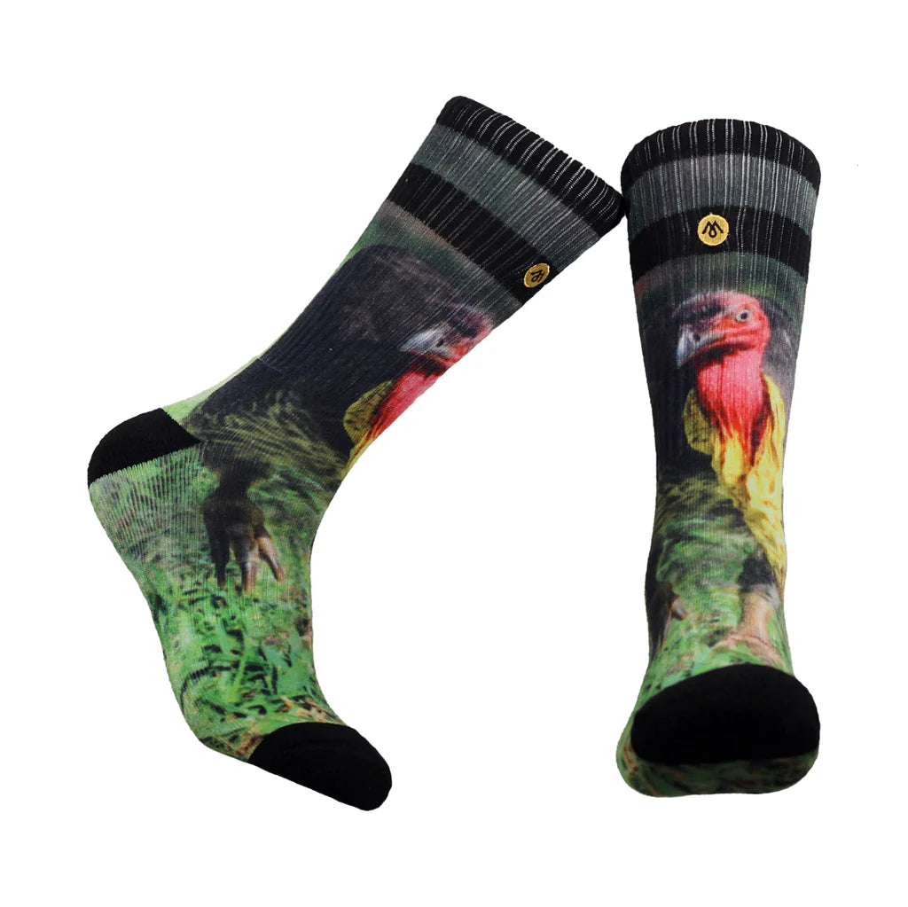 Mennie Brand Bush Turkey Crew Socks