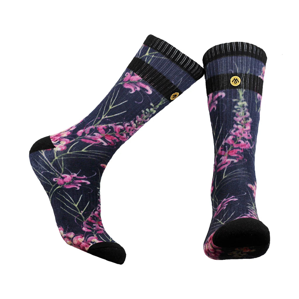 Mennie Brand Grevillea Nature Crew Socks