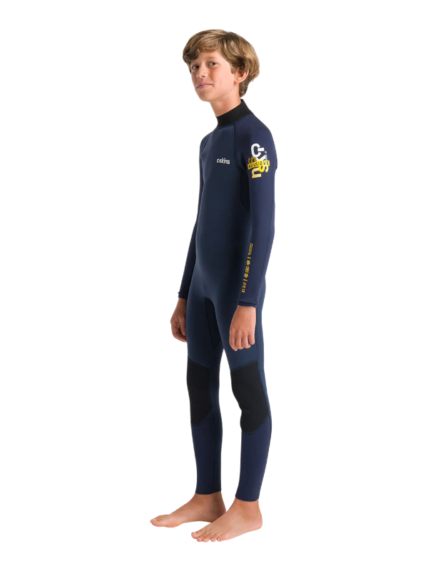 C-Skins Junior NuWave Element 3/2 Wetsuit - Bluestone/Slate/Multi