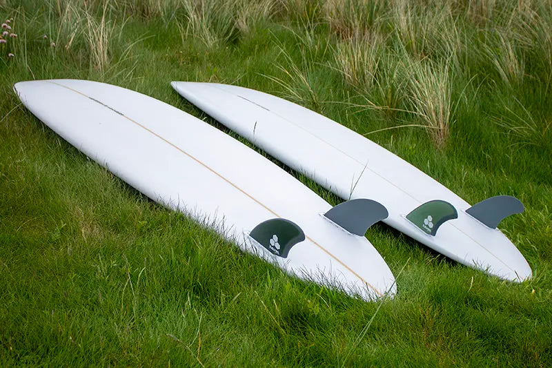 Al Merrick CI Mid Twin 7ft06 Surfboard FCS 2 - White