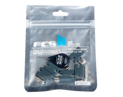 FCS II TAB INFILL KIT (10 SCREWS+5 TAB INFILLS+KEY)-Surf Accessories-troggs.com