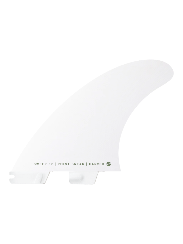 FCS 2 Carver Performance Core Thruster Fins - White
