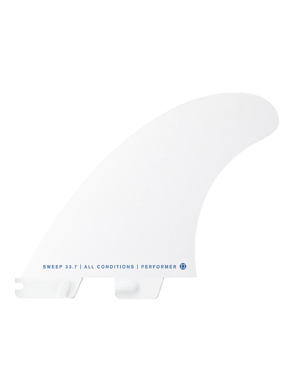 FCS 2 Performer Thruster Fins Performance Core - White