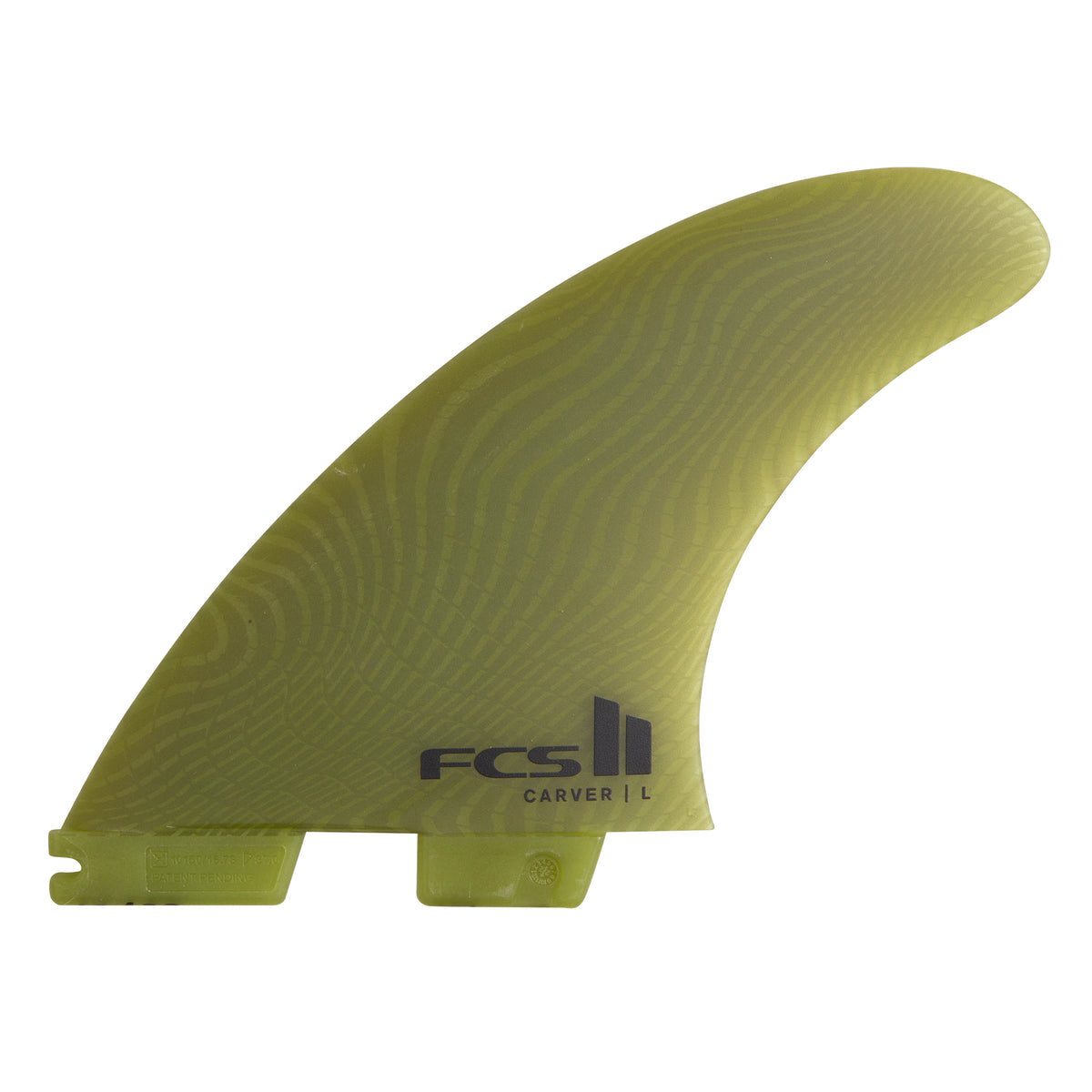 FCS 2 Carver Neo Glass EcoBlend Thruster Fins - Eucalyptus