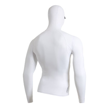 Florence Marine X L/S Hooded Rashguard - White