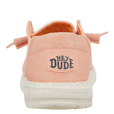 HEYDUDE Wendy Canvas Shoe - Pink-Footwear-troggs.com