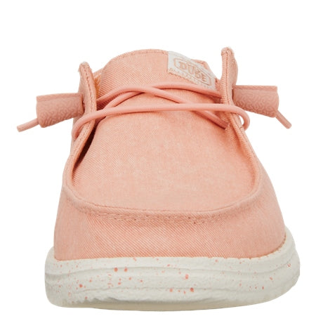 HEYDUDE Wendy Canvas Shoe - Pink-Footwear-troggs.com