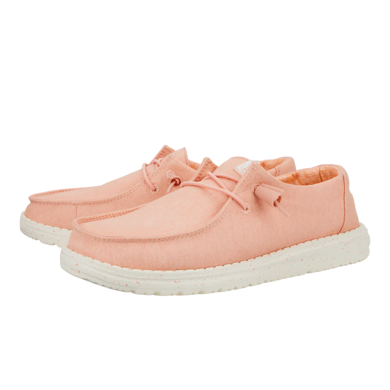 HEYDUDE Wendy Canvas Shoe - Pink-Footwear-troggs.com