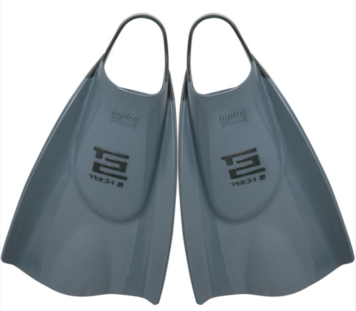 Hydro Tech 2 Swim Fins - Gun Grey-Swim & Snorkel Accessories-troggs.com