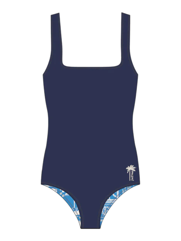 Saltrock Island Tiles Reversible One Piece Swimsuit