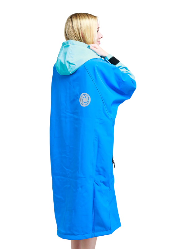 White Water Soft Shell Changing Robe - Cobalt Blue