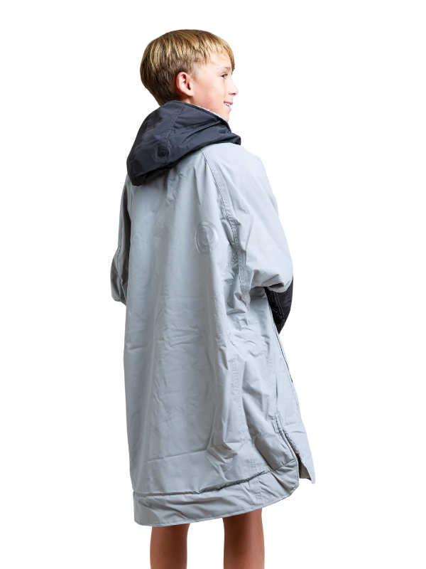 White Water Kids Hard Shell Changing Robe - Steel Grey