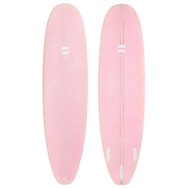 Indio Endurance Mid Length Surfboard 7'6 - Pink-Hardboards-troggs.com