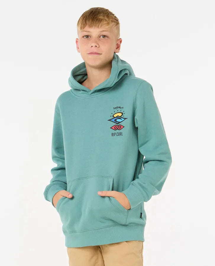 Rip Curl Kids Search Icon Hoodie