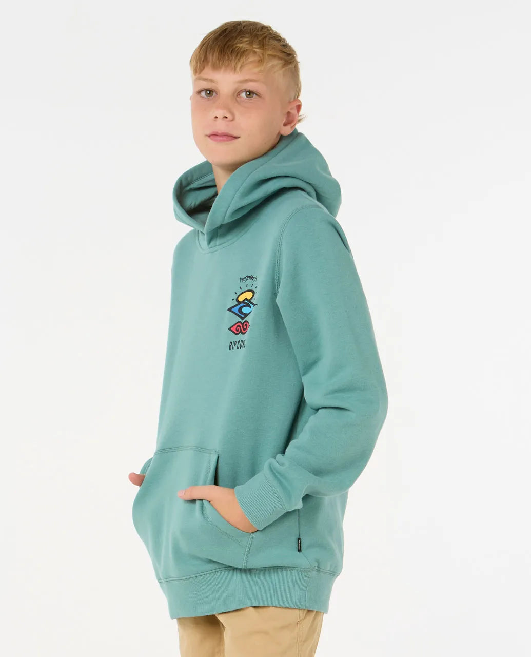 Rip Curl Kids Search Icon Hoodie