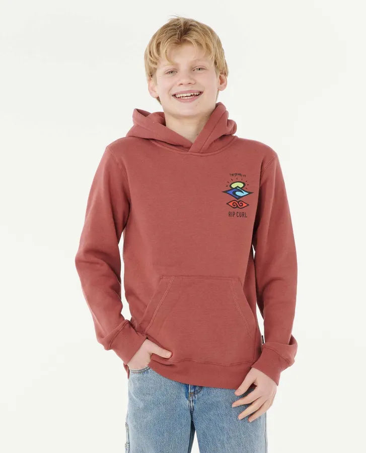 Rip Curl Kids Search Icon Hoodie