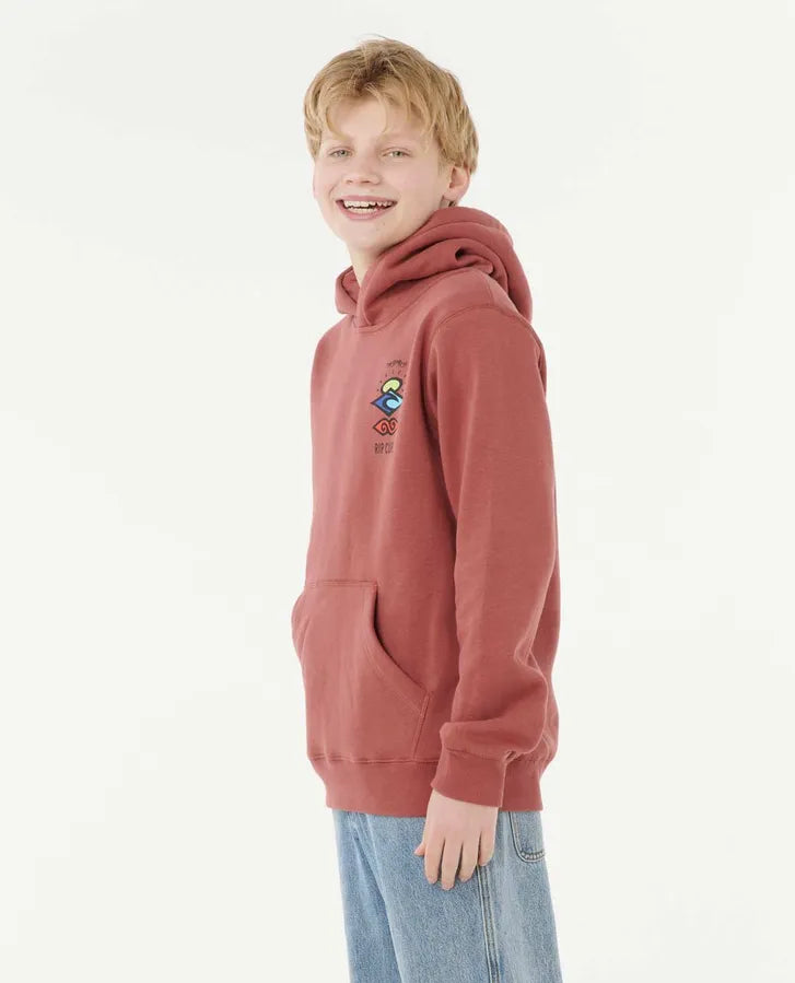 Rip Curl Kids Search Icon Hoodie