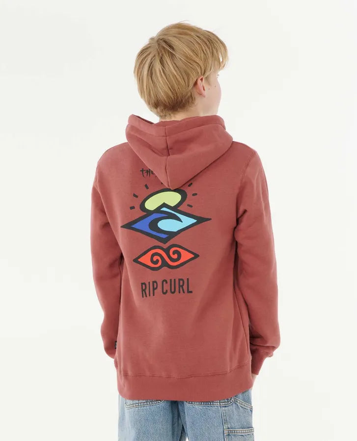 Rip Curl Kids Search Icon Hoodie