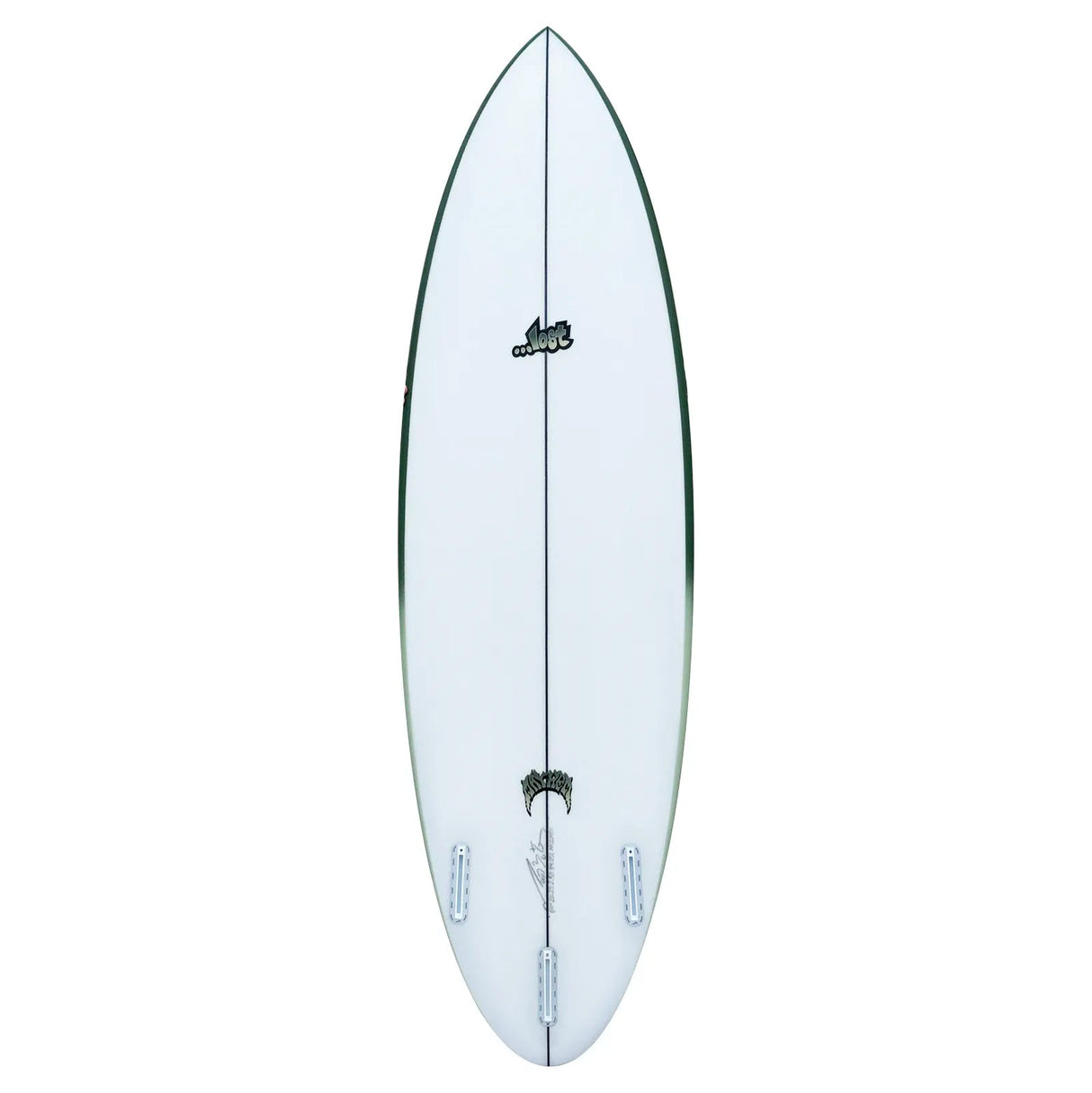 Lost Quiver Killer 5'10 Surfboard Futures - Green Rail