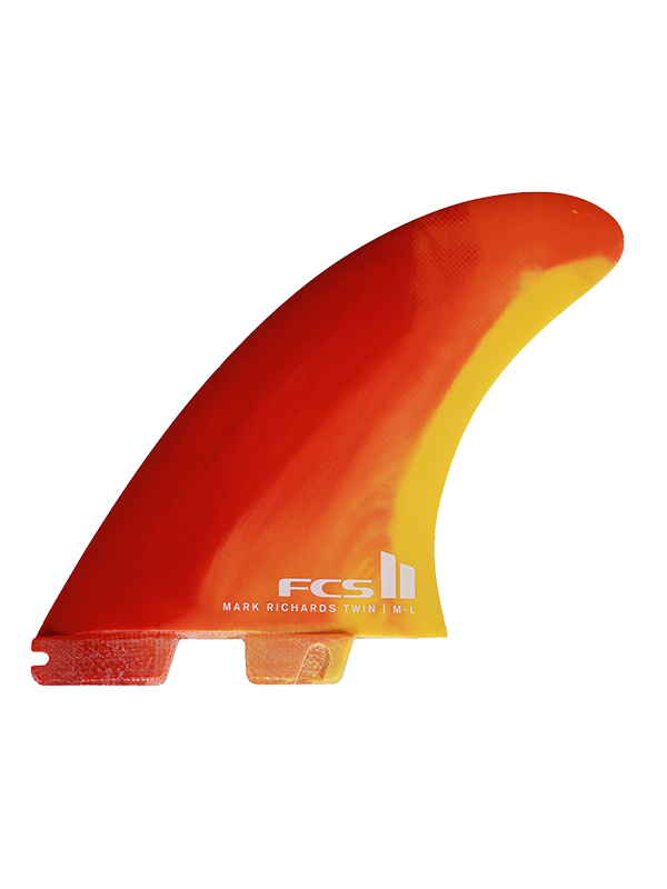FCS 2 MR PC Twin + Stabilizer Fins - XLarge