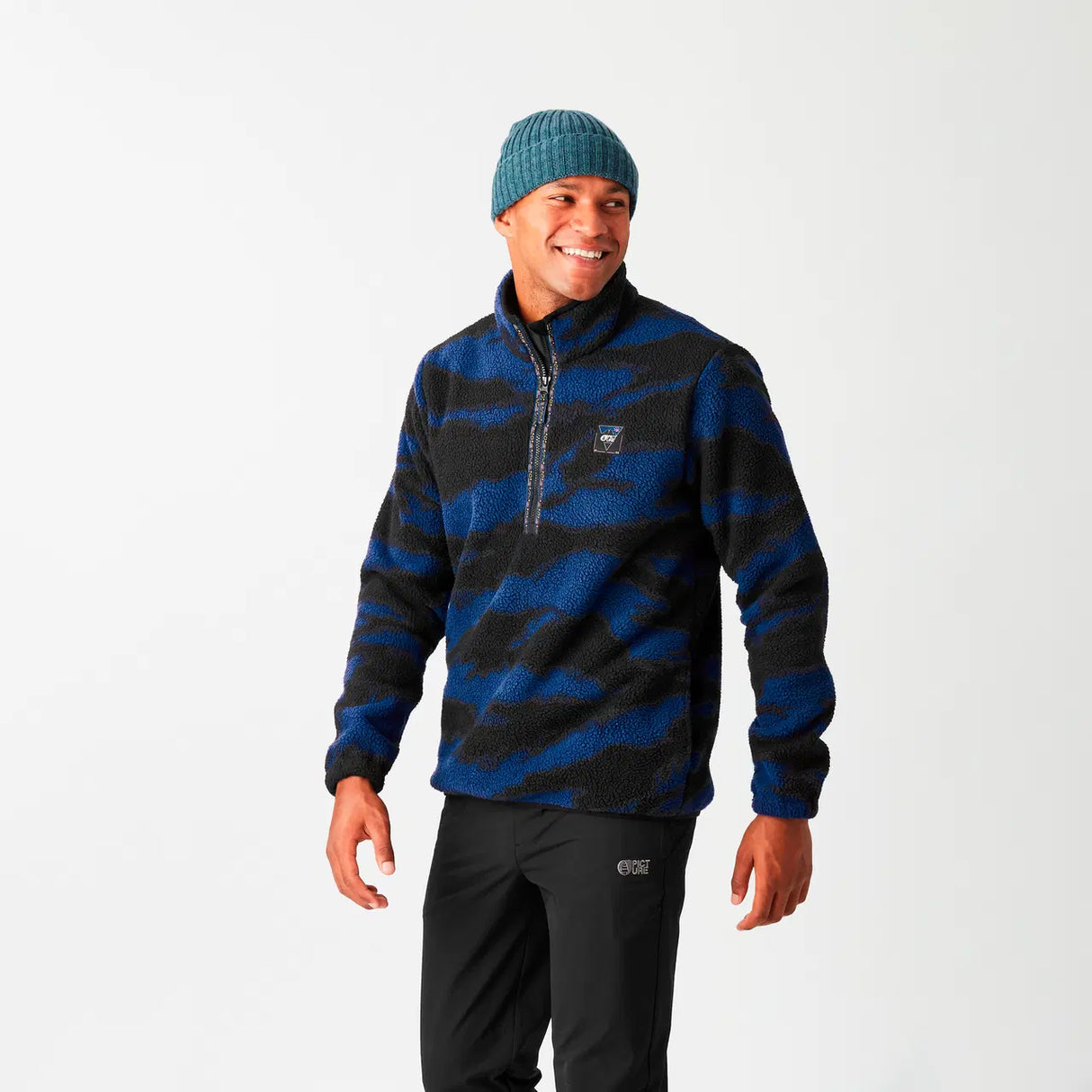 Picture Kimag Printed 1/4 Zip Fleece