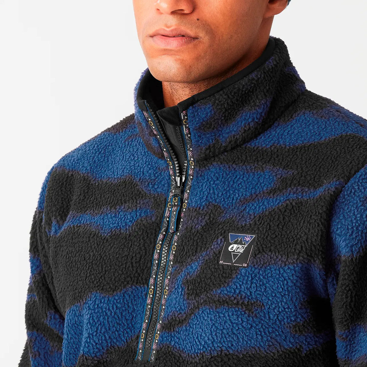 Picture Kimag Printed 1/4 Zip Fleece