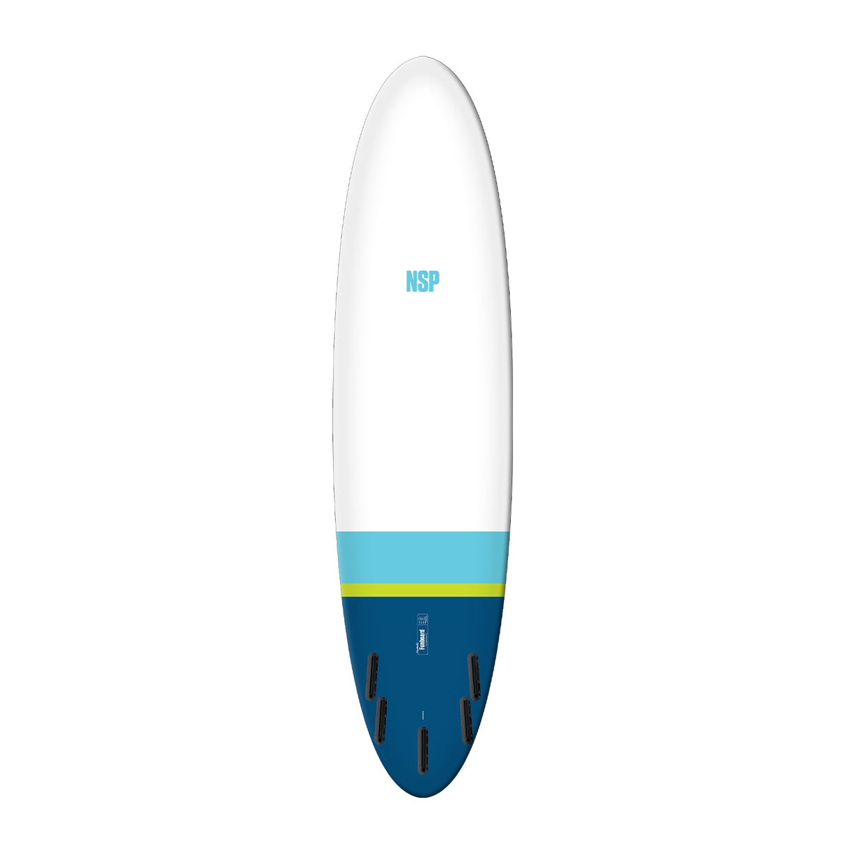 NSP Elements HDT Fun Surfboard Futures - Tail Dip Navy-Hardboards-troggs.com