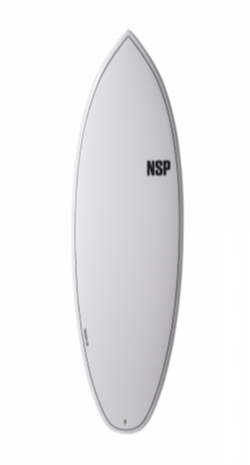 NSP Elements Tinder D8 Surfboard Futures - White-Hardboards-troggs.com