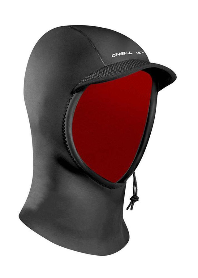 O'Neill Psycho 3mm Single Lined Coldwater Hood - Black-Wetsuit Hoods-troggs.com