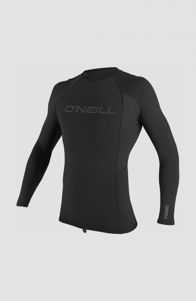 O'Neill Thermo-X L/S Rash Vest - Black-rash vest-troggs.com