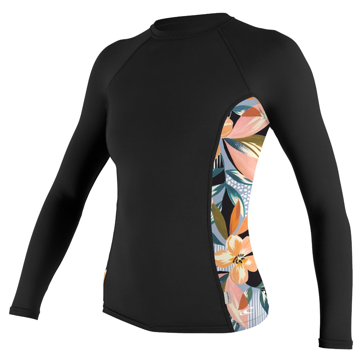 O'Neill Womens Sideprint L/S Rash Vest-Rash Vests & Thermal Vests-troggs.com