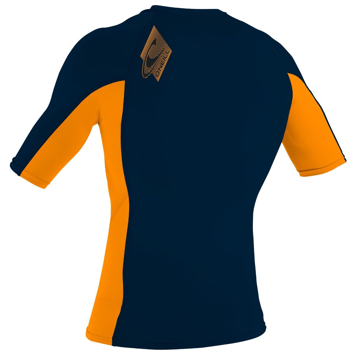 O'Neill Youth Premium Skins S/S Rash Vest - Abyss/Blaze/Abyss-Rash Vests & Thermal Vests-troggs.com