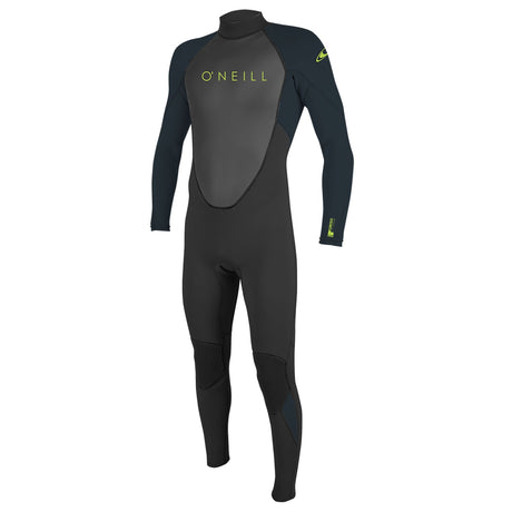 O'Neill Youth Reactor II 3/2 Back Zip - Black/Slate-Kids Wetsuits-troggs.com