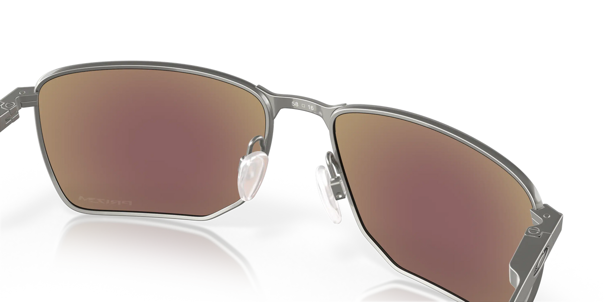 Oakley Ejector - Satin Chrome Frame with Prizm Sapphire Lens-Sunglasses-troggs.com