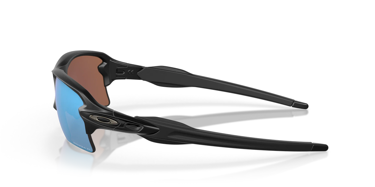 Oakley Flak 2.0 XL - Matte Black Frame with Prizm Deep Water Polarized Lens-Sunglasses-troggs.com