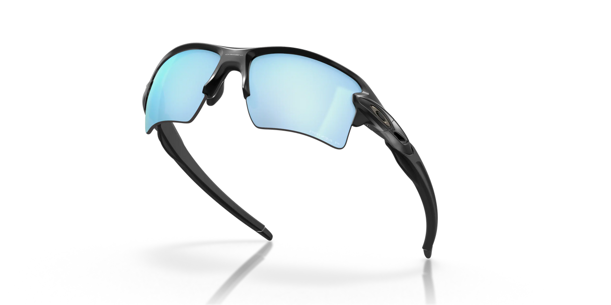Oakley Flak 2.0 XL - Matte Black Frame with Prizm Deep Water Polarized Lens-Sunglasses-troggs.com