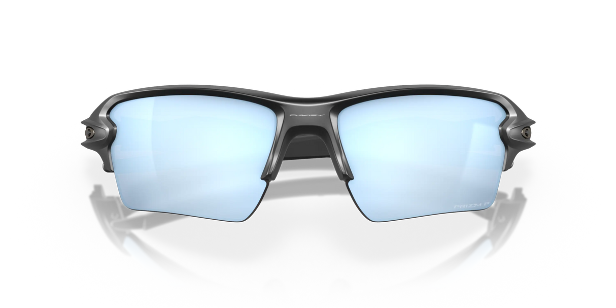 Oakley Flak 2.0 XL - Matte Black Frame with Prizm Deep Water Polarized Lens-Sunglasses-troggs.com